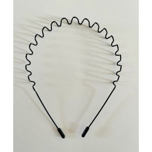 🆕Men A-New 6pcs Metal Fashion Unisex Wavy Outdoor Sport Simple Elastic Headband - Picture 5 of 14